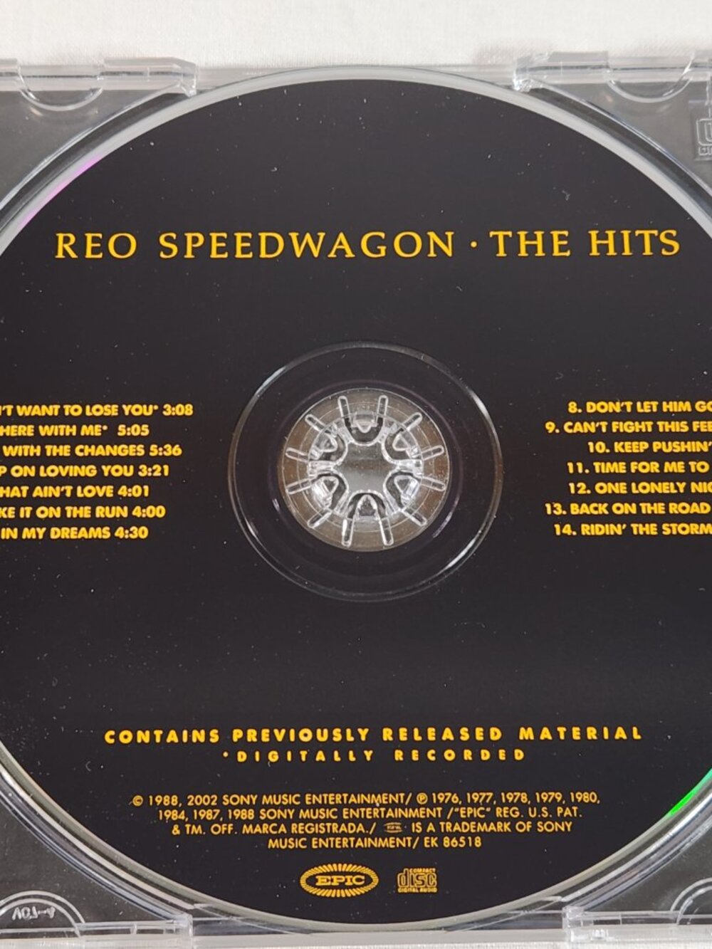 REO Speedwagon Band Autographed The Hits CD - 5 Members Signed Fast Ship - Picture 7 of 12
